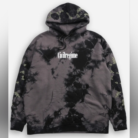 Civil Regime (Black) Roses Hoodie